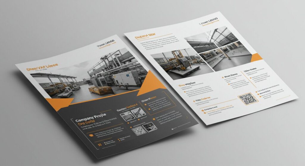A4 company profile:brochure